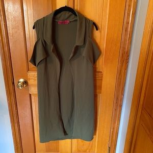 Boohoo Sleeveless Cardigan